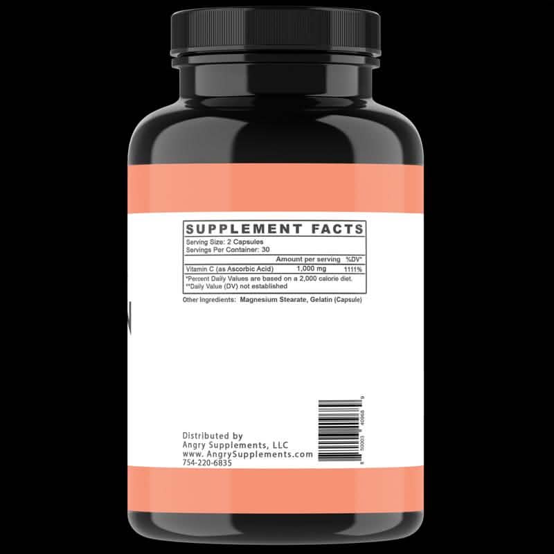 2-Pack: Just Pure Vitamin C 1,000MG Support Healthy Immune System, Antioxidant Wellness & Fitness - DailySale