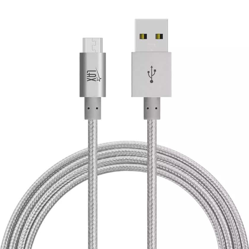 2-Pack: LAX Supreme Series Micro USB Cable Mobile Accessories - DailySale