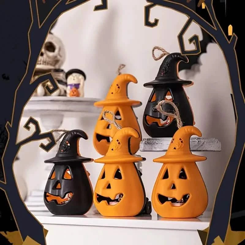 2-Pack: LED Lamp Halloween Pumpkin Light Holiday Decor & Apparel - DailySale