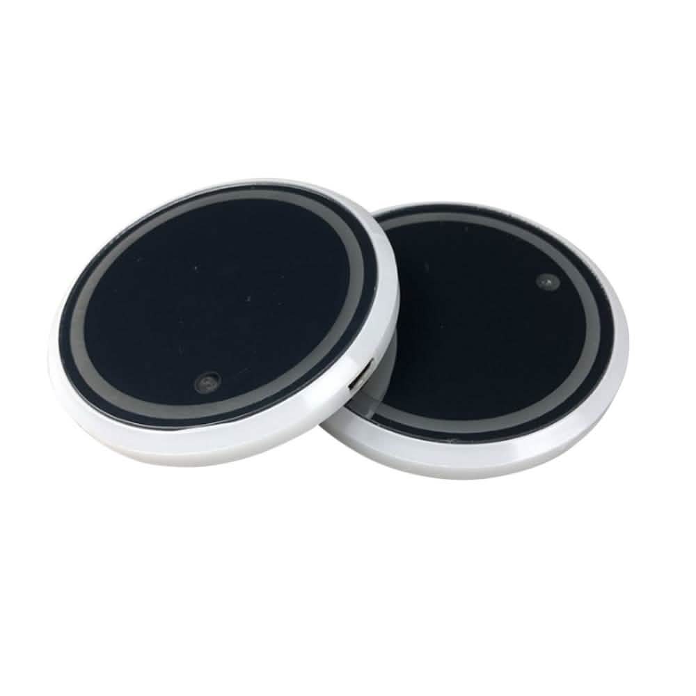 2-Pack: LED Light-Up Car Cup Coasters Automotive - DailySale