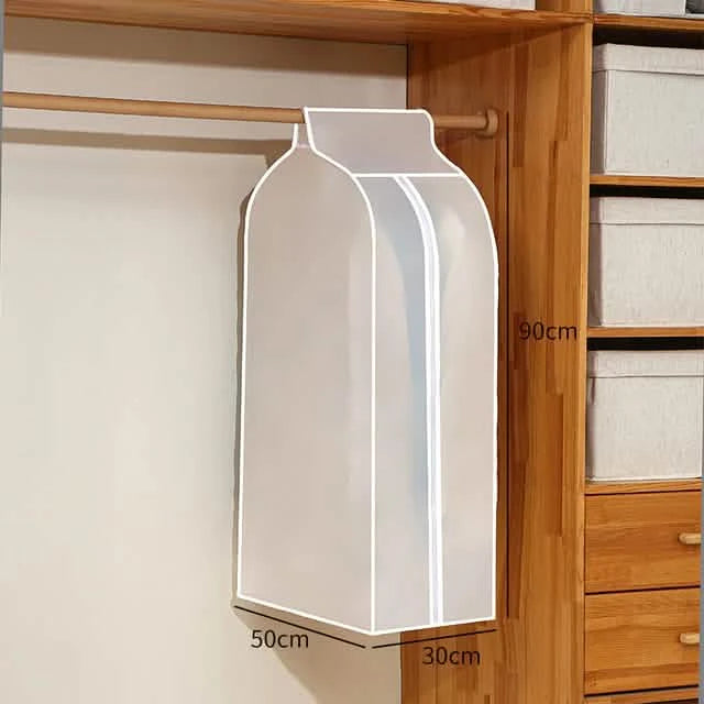 2-Pack: Lightweight Garment Cover Protector Closet & Storage 30x90cm - DailySale