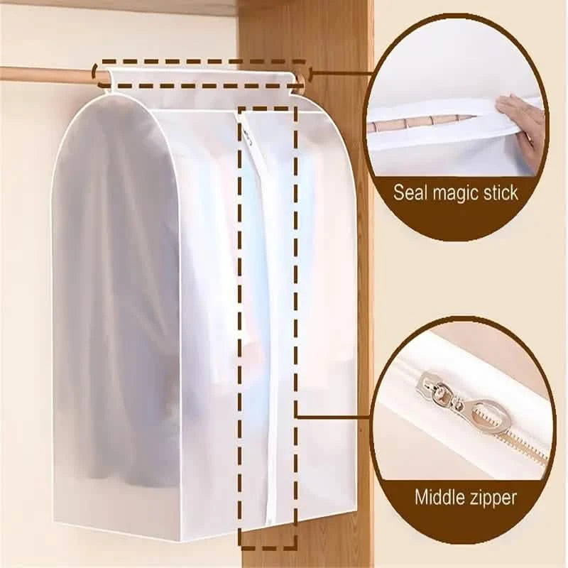 2-Pack: Lightweight Garment Cover Protector Closet & Storage - DailySale