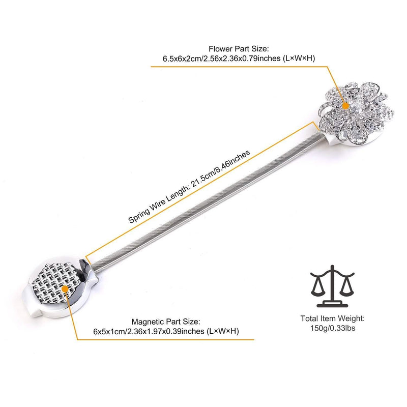 2-Pack: Magnetic Curtain Tiebacks Lighting & Decor - DailySale
