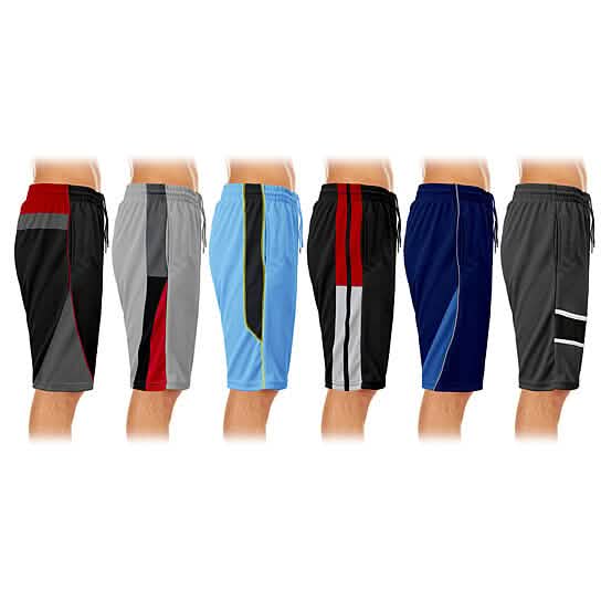 2-Pack: Men's Active Moisture-Wicking Mesh Performance Shorts Men's Bottoms - DailySale