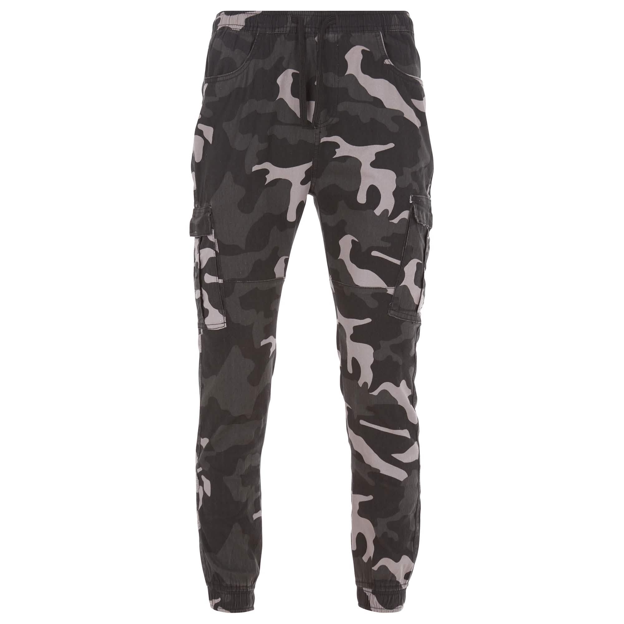 2-Pack: Men's Stretchy Camo Cargo Jogger Pants Men's Bottoms - DailySale