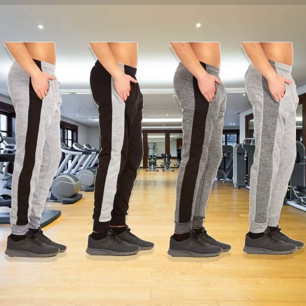 2-Pack: Men's Striped Marled Fleece Jogger Pants Men's Apparel - DailySale