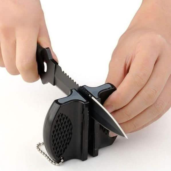 2-Pack: Mini Ceramic Rod Tungsten Steel Knife Sharpener Tool Kitchen & Dining - DailySale