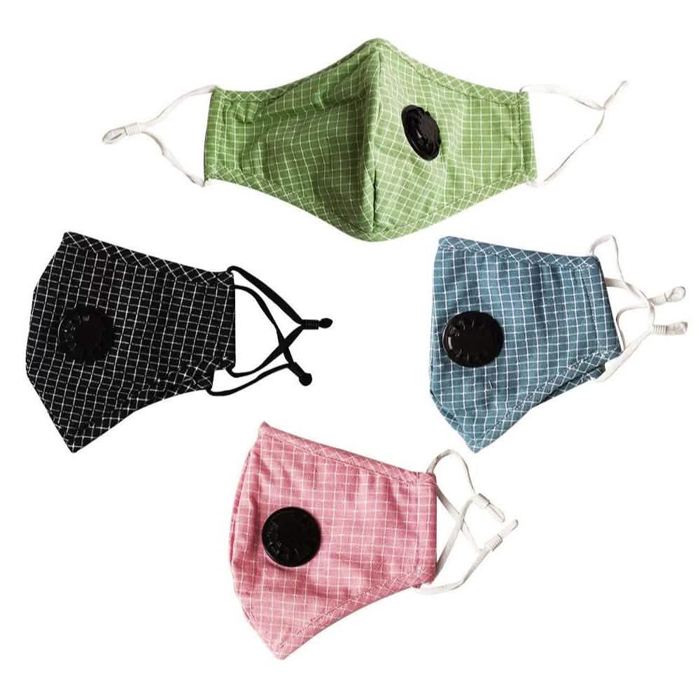 2-Pack: Multilayer Non-Medical Reusable Face Mask with Filter Wellness & Fitness - DailySale