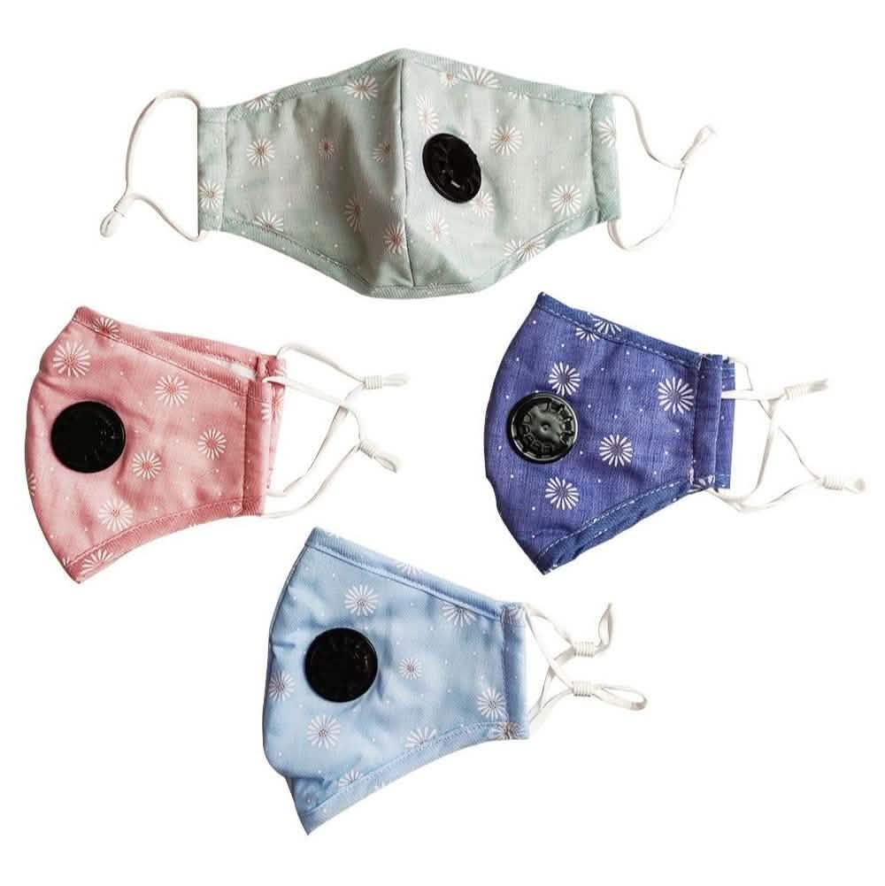 2-Pack: Multilayer Non-Medical Reusable Face Mask with Filter Wellness & Fitness - DailySale