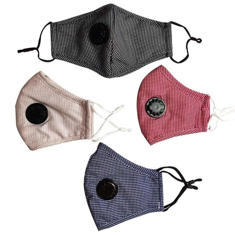2-Pack: Multilayer Non-Medical Reusable Face Mask with Filter Wellness & Fitness - DailySale