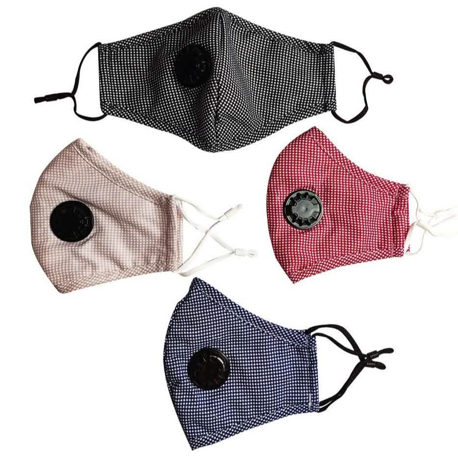 2-Pack: Multilayer Non-Medical Reusable Face Mask with Filter Wellness & Fitness - DailySale