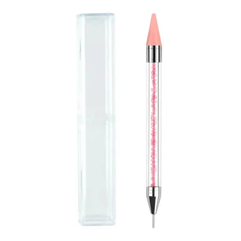 2-Pack: Nail Rhinestone Picker Dotting Tool Beauty & Personal Care Pink - DailySale