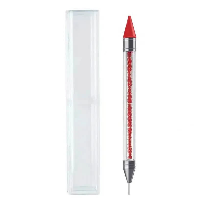 2-Pack: Nail Rhinestone Picker Dotting Tool Beauty & Personal Care Red - DailySale