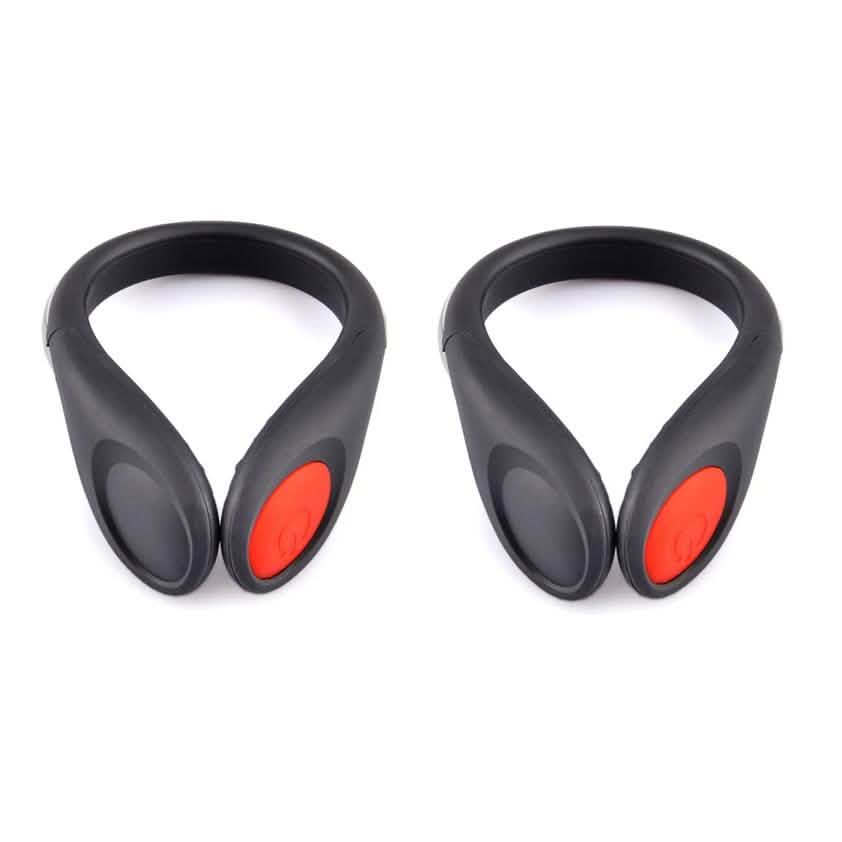 2-Pack: Night Safety LED Shoe Clip Lights Sports & Outdoors Red - DailySale