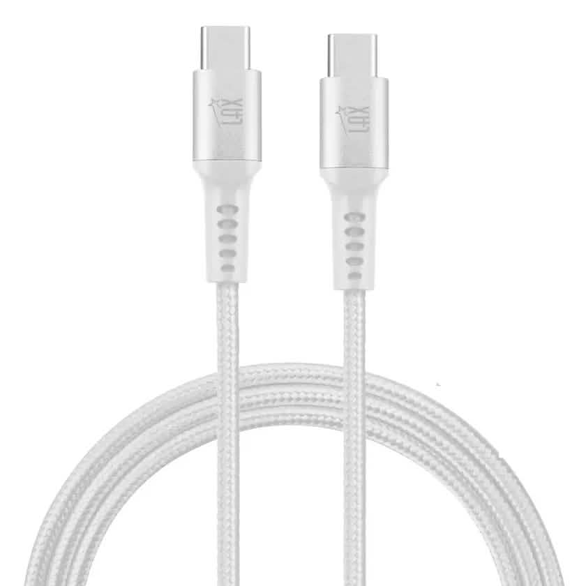 2-Pack: Nylon USB C to USB C Cable 6 Ft. 60W Mobile Accessories - DailySale