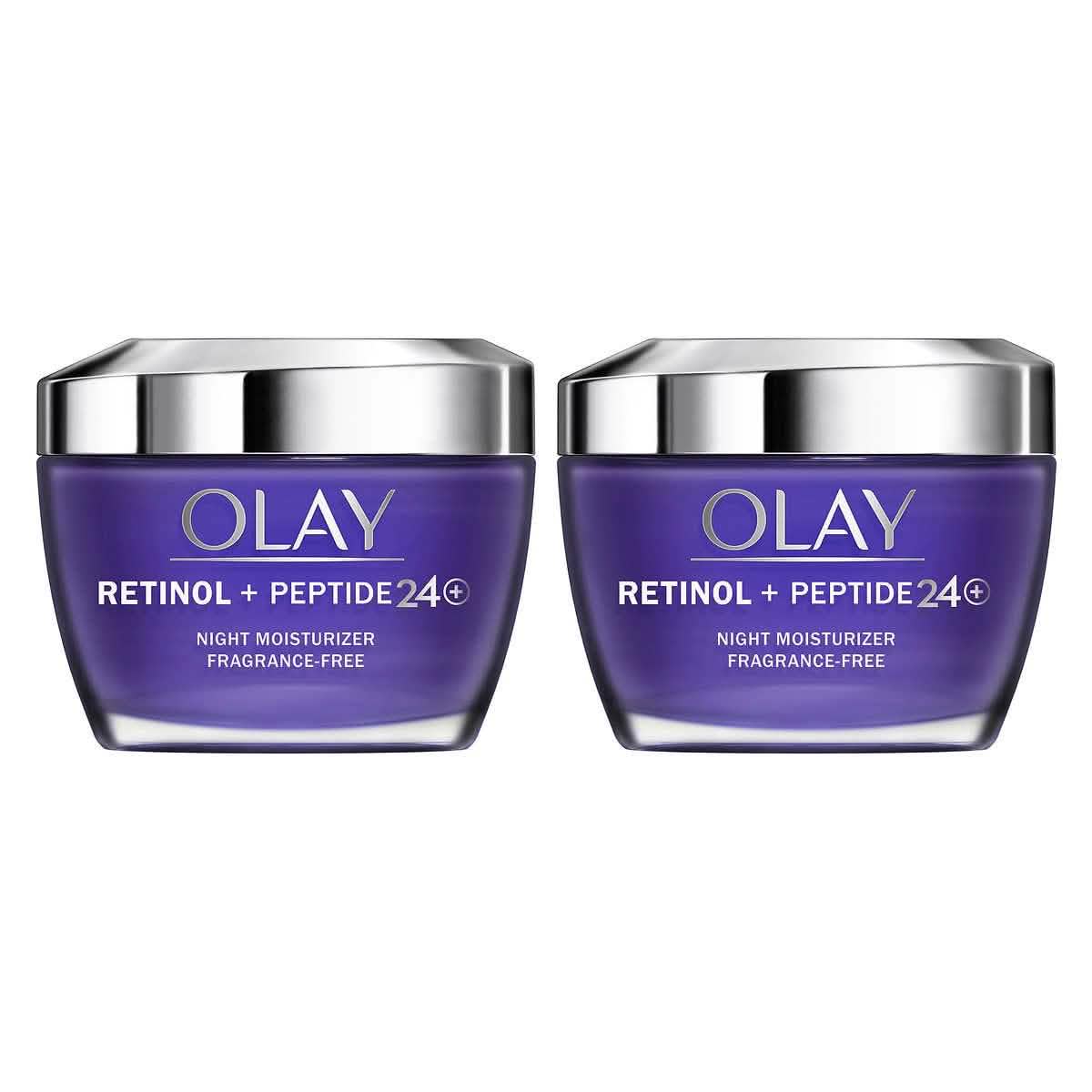 2-Pack: OLAY Retinol with Peptide 24 Advanced Night Face Moisturizer Beauty & Personal Care - DailySale