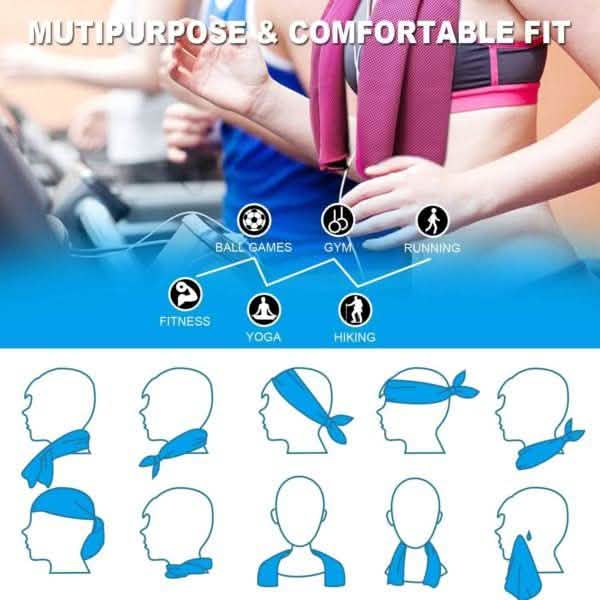 2-Pack: Pag Cooling Towel Fitness - DailySale