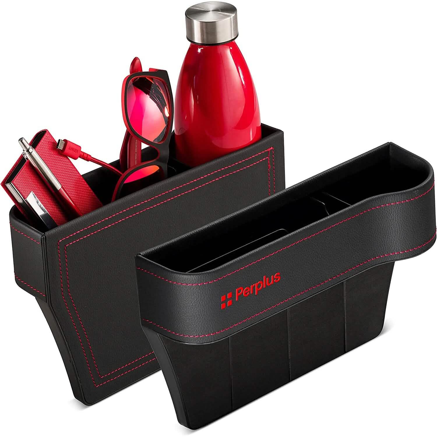 2-Pack: PerPlus Car Seat Gap Filler Organizer Automotive - DailySale