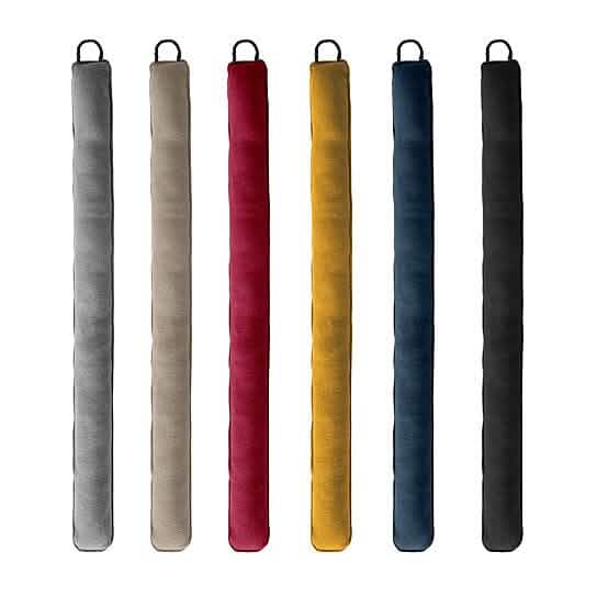 2-Pack: Pinsonic Suede Weighted Door and Window Breeze Draft Blocker Home Improvement - DailySale
