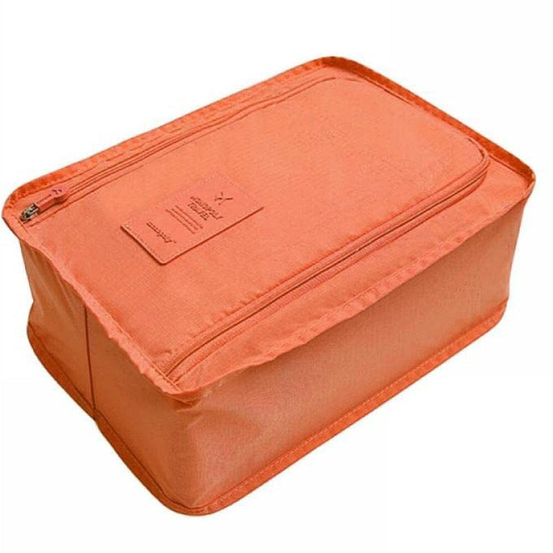 2-Pack: Portable Waterproof Travel Shoes Storage Bag Bags & Travel Orange - DailySale