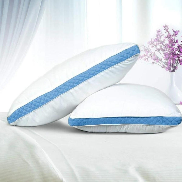 2-Pack: Premium Gusseted Pillows Linen & Bedding - DailySale