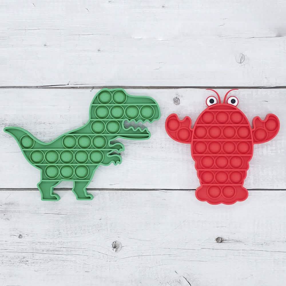 2-Pack: Push Pop Fidget Anti-Stress Pads Wellness Animal - DailySale