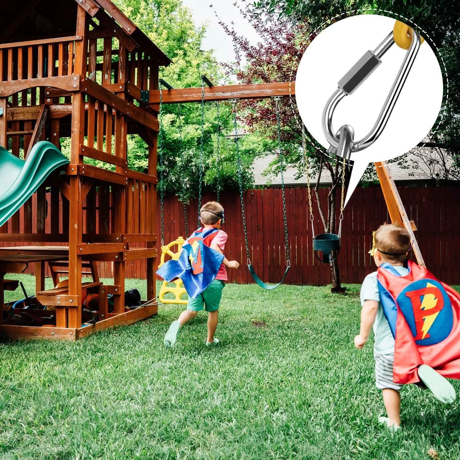 2-Pack: Quick Link Screw Lock Clip Everything Else - DailySale