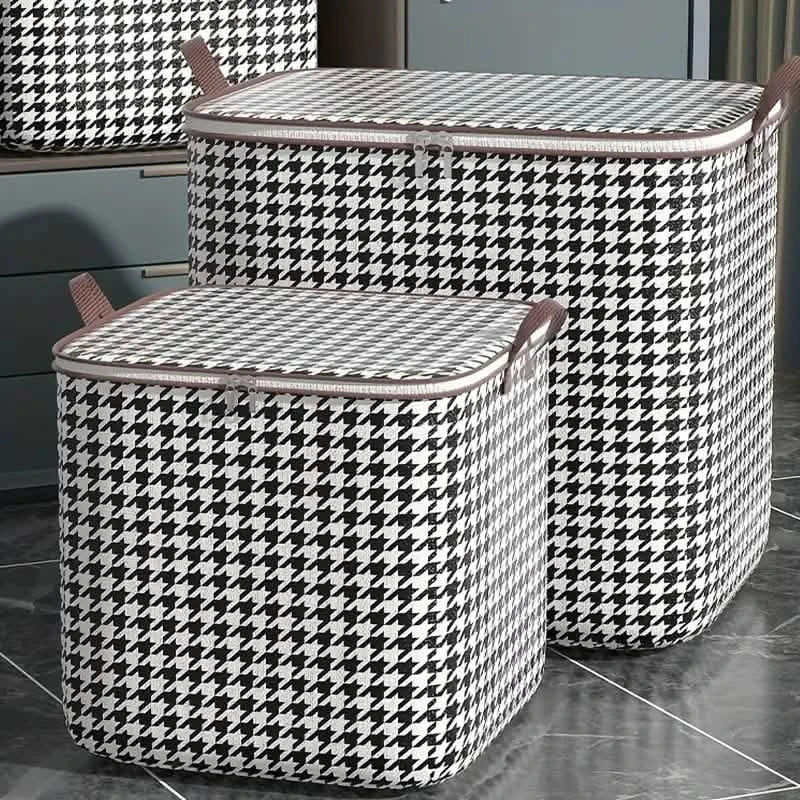 2-Pack: Quilt Storage Bag Organizer Non-woven Dustproof Foldable Wardrobe Space Saving Bag Closet & Storage - DailySale