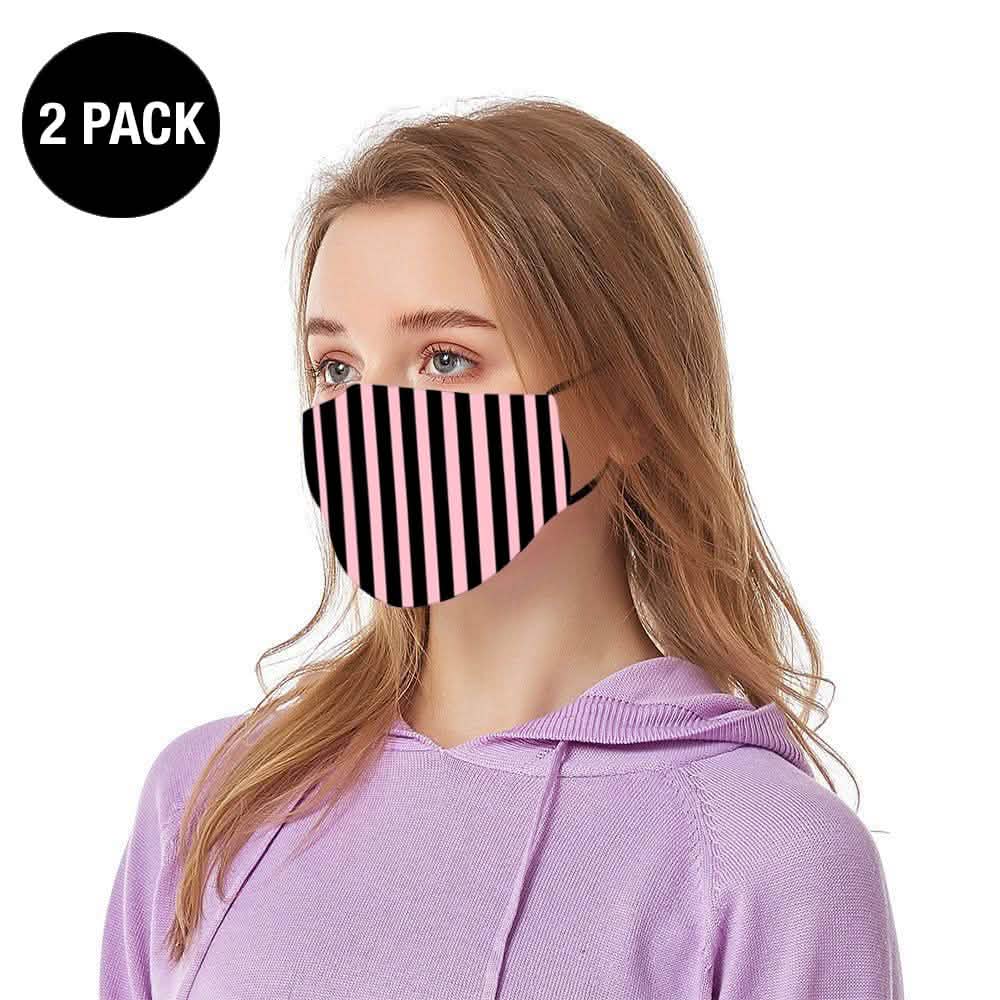 #style_pink/black stripes