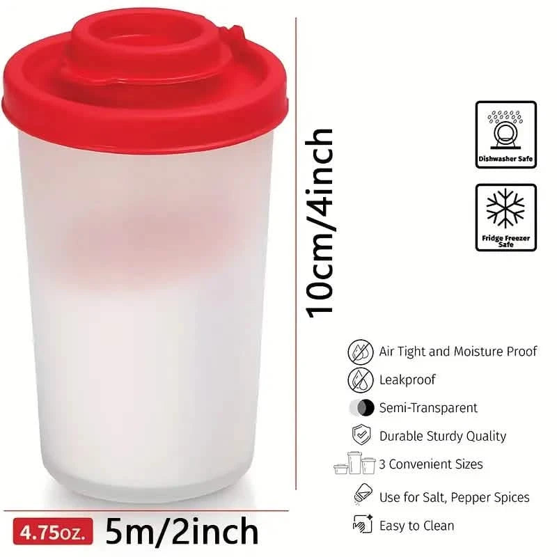 2-Pack: Salt and Pepper Shakers Moisture Proof Set Kitchen Tools & Gadgets - DailySale