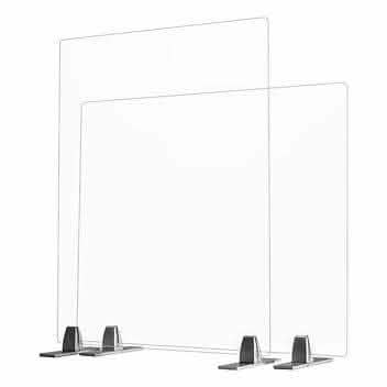 2-Pack: Seville Classics UltraShield Table Top Shield Face Masks & PPE - DailySale