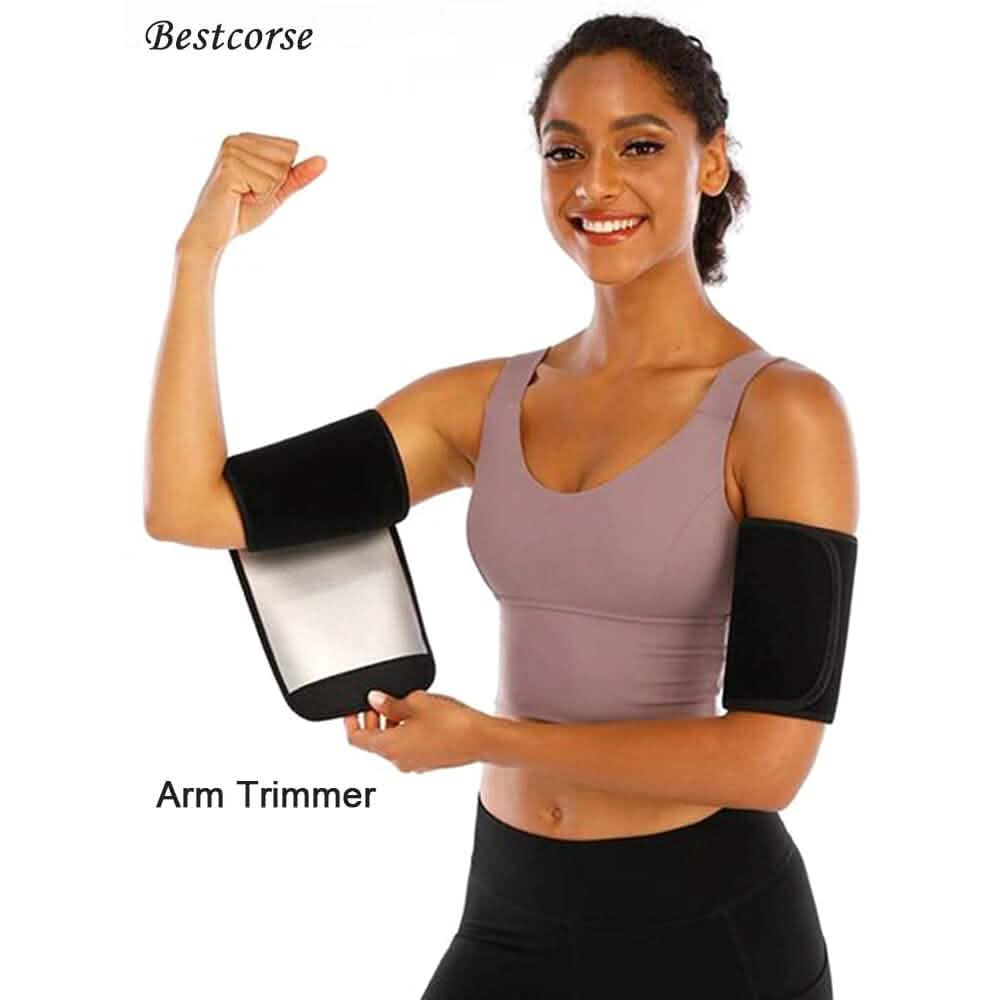 2-Pack: Slim Arm Trimmer Sauna Sweat Band For Women Fitness - DailySale