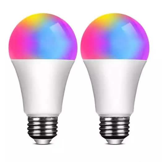 2-Pack: Smart Home Multi-Color LED A19 Bulb 5W Indoor Lighting - DailySale