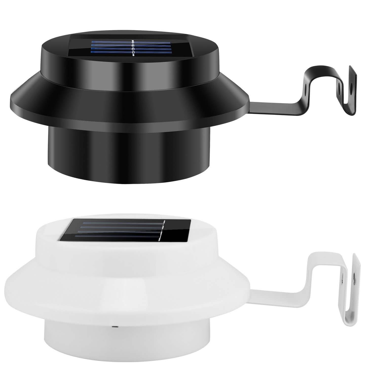 2-Pack: Solar Powered Gutter Lights Outdoor Lighting - DailySale