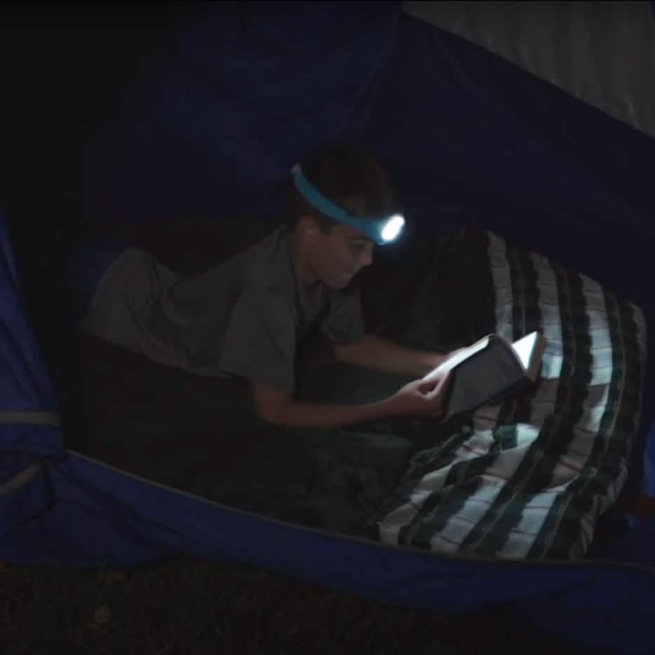 2-Pack: Stanley Rechargeable Ultra Bright Headband LED Lights with Armbands Sports & Outdoors - DailySale