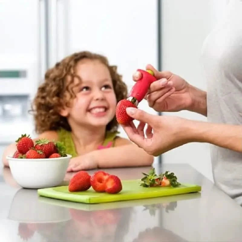 2-Pack: Strawberry Huller Stem Remover Kitchen Tools & Gadgets - DailySale