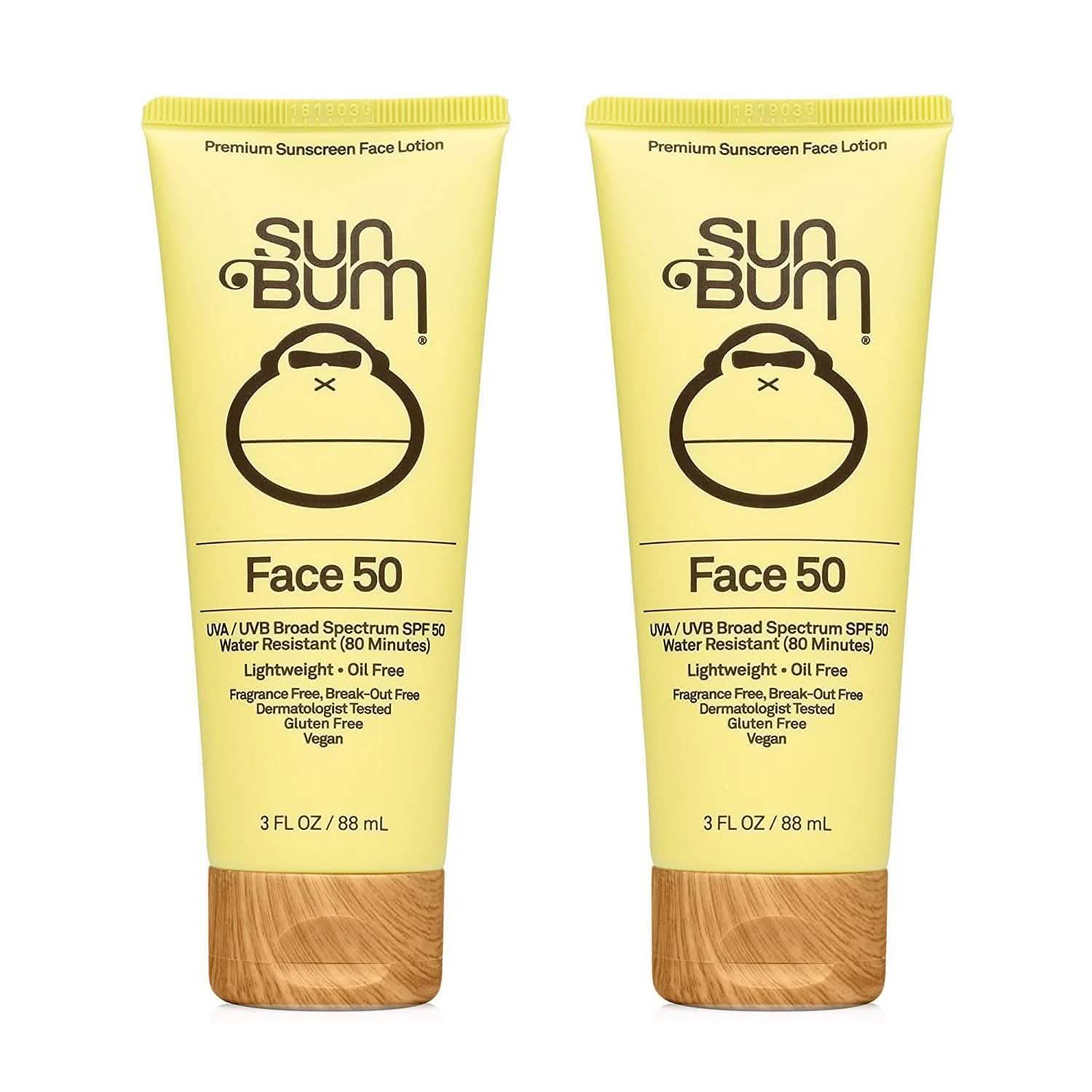 2-Pack: Sun Bum Original SPF 50 Sunscreen Face Lotion 3 oz Beauty & Personal Care - DailySale