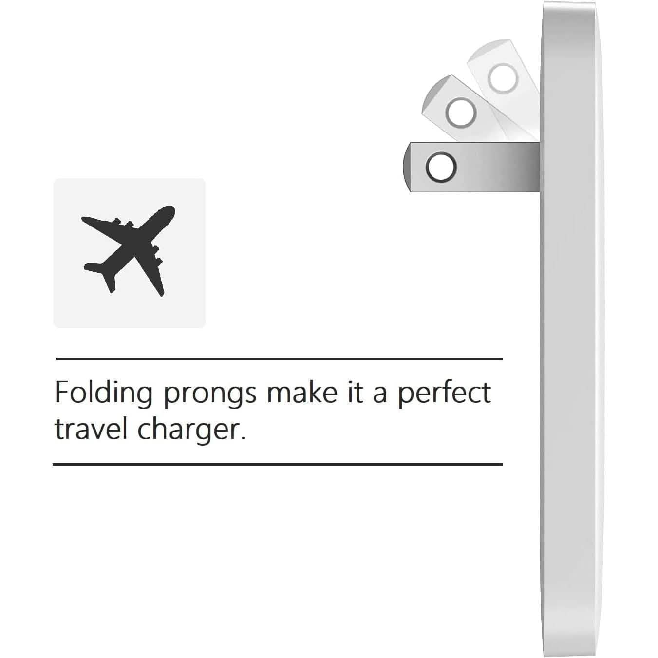 2-Pack: Type C Flat Slim Power Adapter Mobile Accessories - DailySale