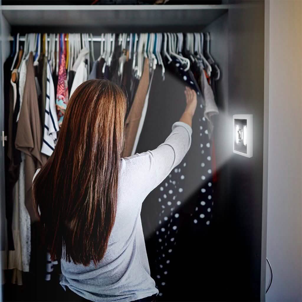 2-Pack: Ultra Bright, LED Light Switch, Stick Anywhere Home Lighting - DailySale