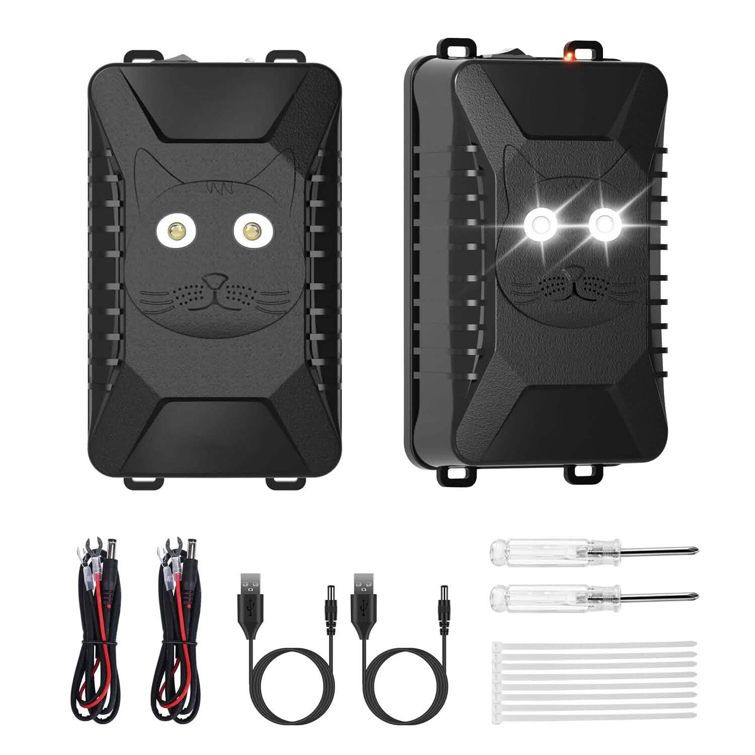 2-Pack: Under Hood Ultrasonic Repellent with 3 Power Supplies Automotive - DailySale