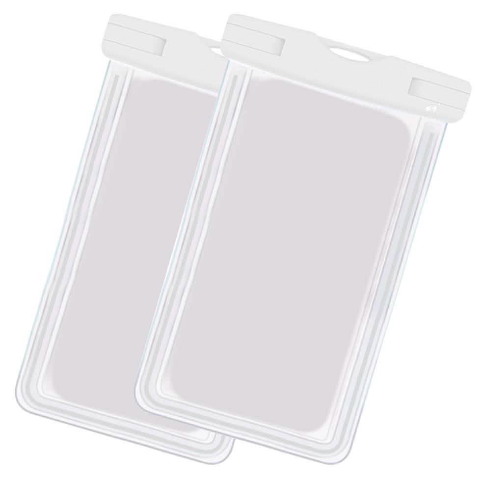 2-Pack: Universal Cell Phone Waterproof Dry Bag Case Sports & Outdoors White - DailySale