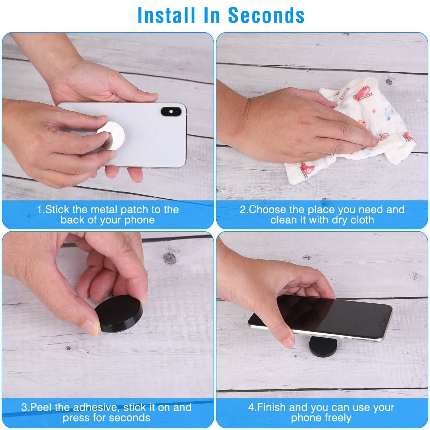 2-Pack: Universal Magnetic Car Mounts Dashboard Automotive - DailySale