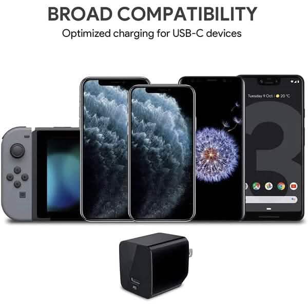 2-Pack: USB C Charger Minima 20W Fast Type C Wall Charger Mobile Accessories - DailySale