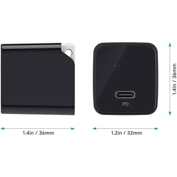 2-Pack: USB C Charger Minima 20W Fast Type C Wall Charger Mobile Accessories - DailySale