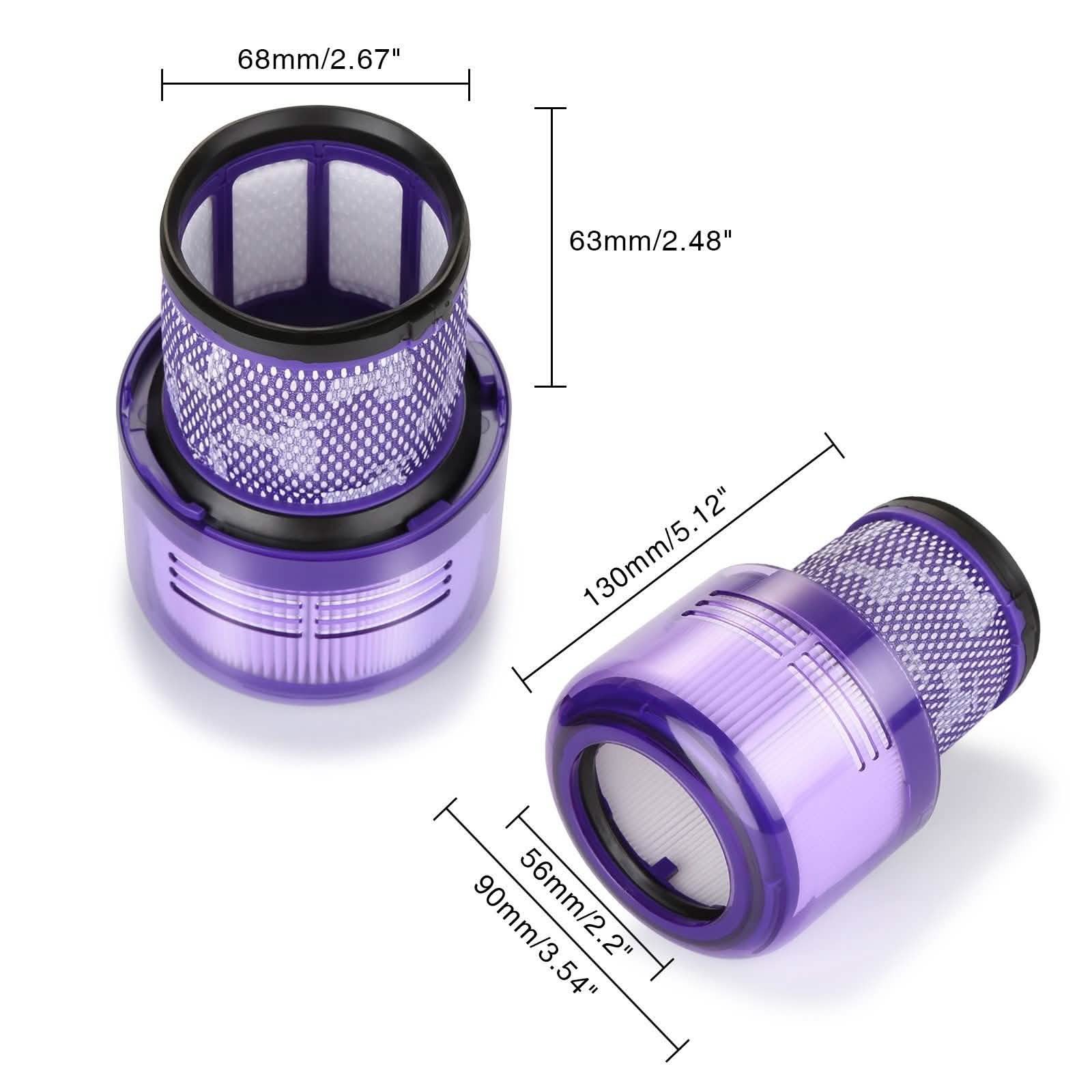 2-Pack: Vacuum Filter Replacement Suit for Dyson V11 Series Household Appliances - DailySale