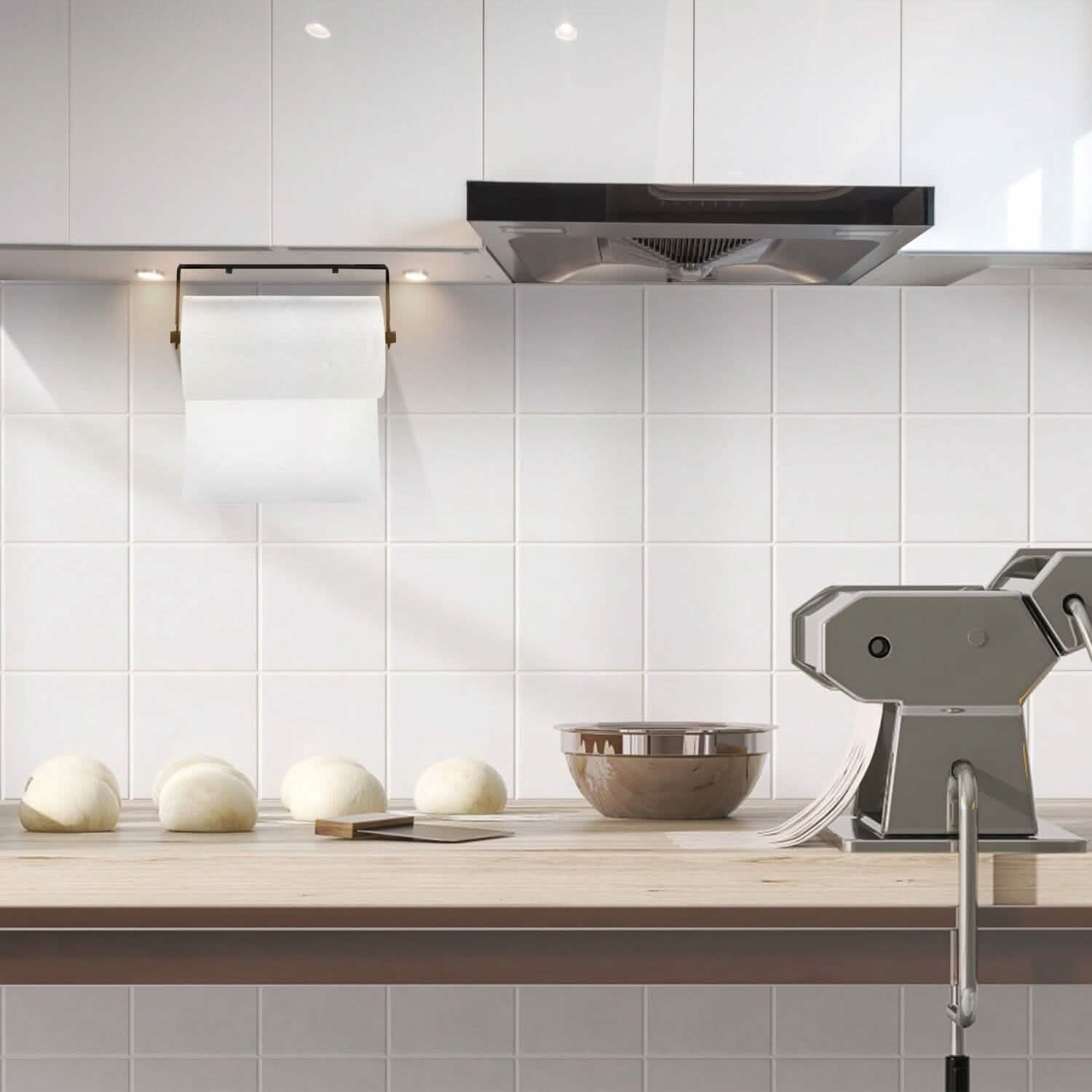 2-Pack: Wall Mounted Paper Towel Holder Under Cabinet Kitchen Storage - DailySale