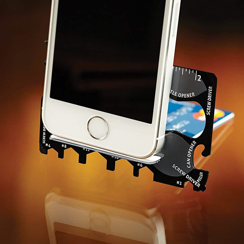 2-Pack: Wallet Ninja 18-in-1 Credit Card Sized Multi-tool Sports & Outdoors - DailySale