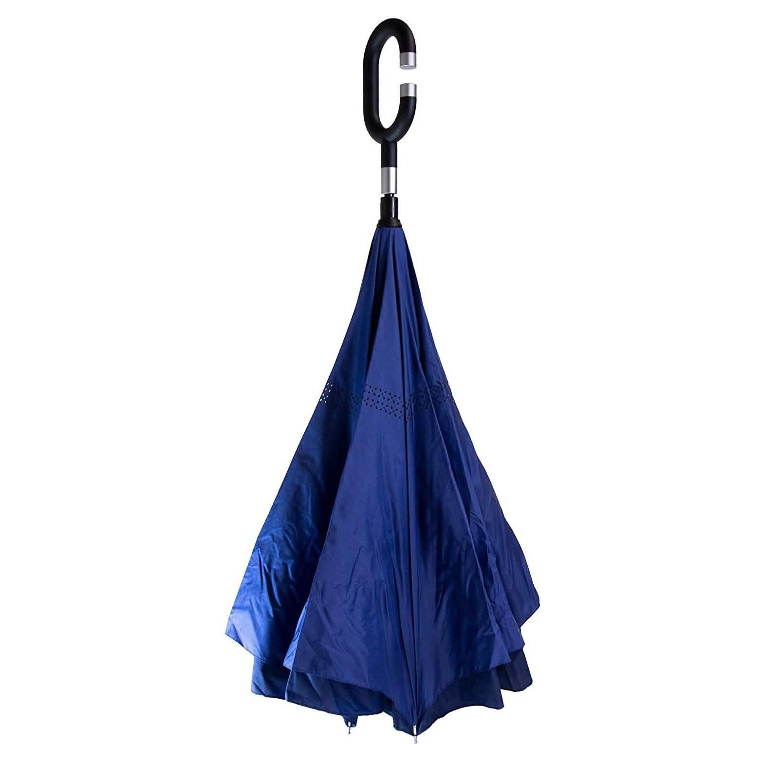 2-Pack: Waterproof and Windproof Reverse Umbrella with Automatic Close Everything Else - DailySale