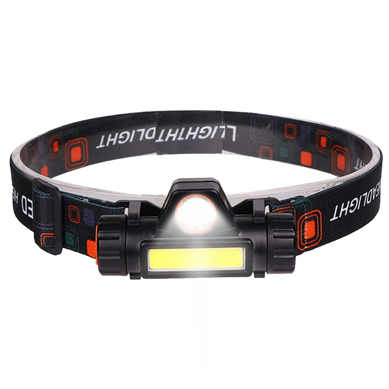 2-Pack: Waterproof Rechargeable Headlamp Sports & Outdoors - DailySale