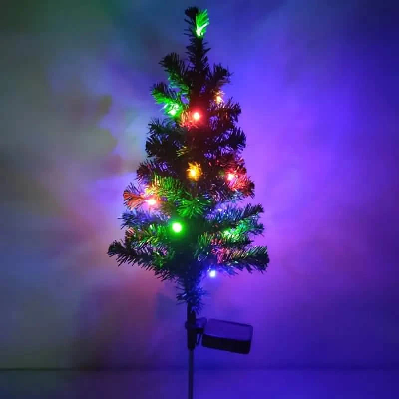 2-Pack: Waterproof Solar Christmas Tree LED Light Holiday Decor & Apparel - DailySale